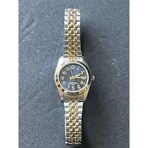 Womens Vintage Silver Tone Gold Tone Casual Dress WS770 Blue Watch Face